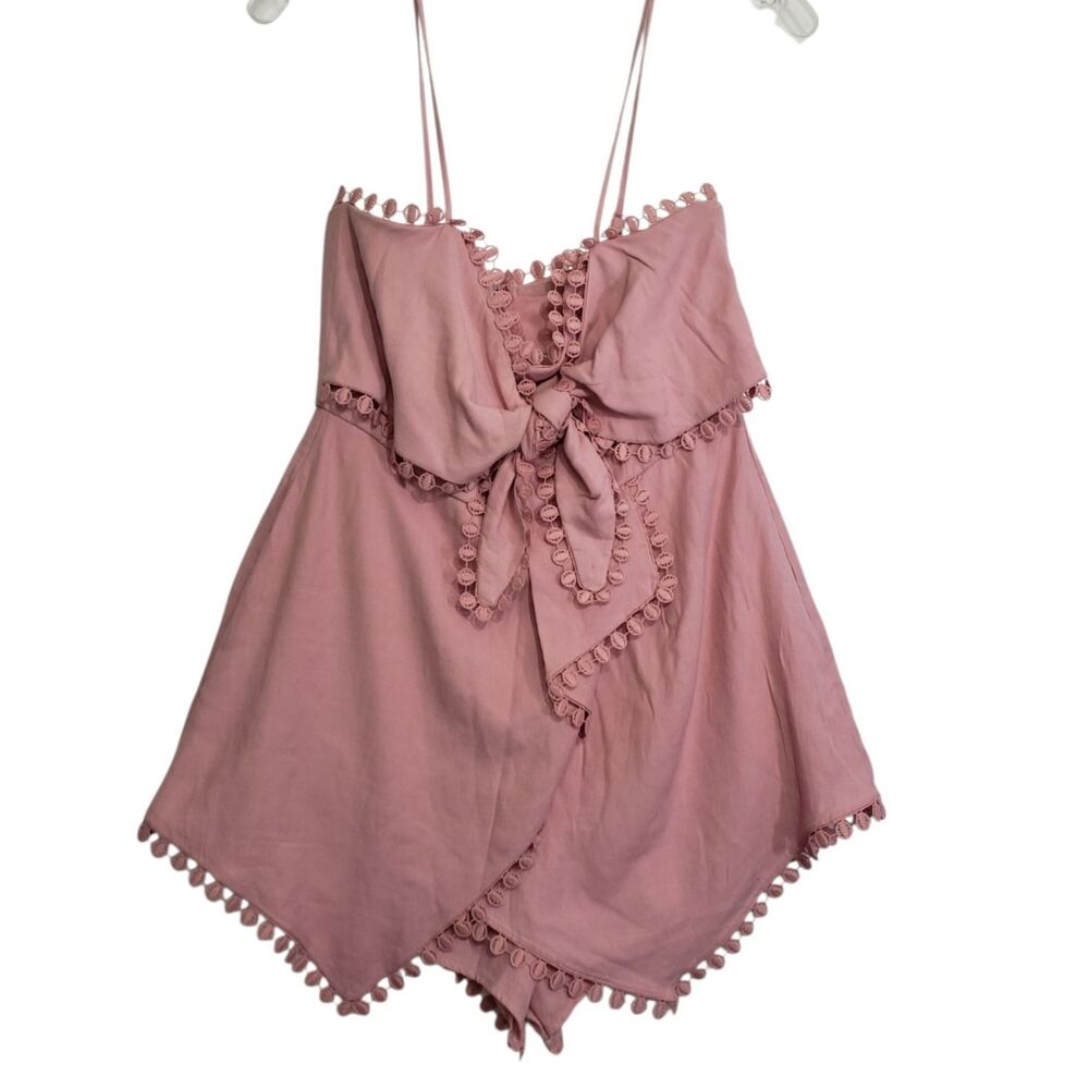 Adorable Mi ami Women's Sleeveless Pink Romber, Size Medium